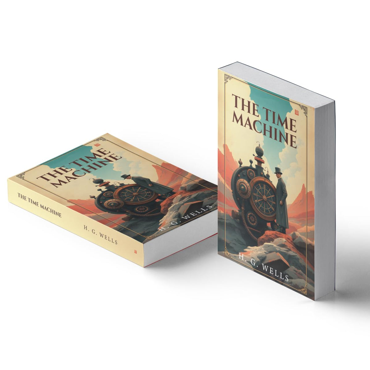 The Time Machine By H G Wells [Premium Paperback] Fiction books | Classic Literature Books & Novels | Science fiction books for teenagers | Classic books | English Novels | Story books for kids 12-15