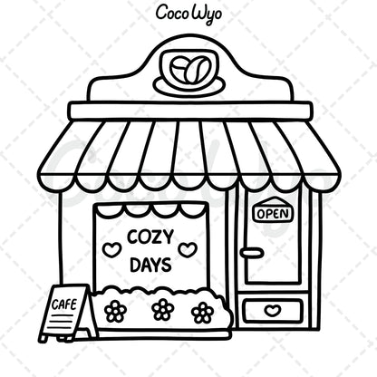 Stress Relief: Coloring Book for Adults and Kids, Bold and Easy, Simple and Big Designs for Relaxation Featuring Animals, Landscape, Flowers, Patterns, Cute Things And Many More