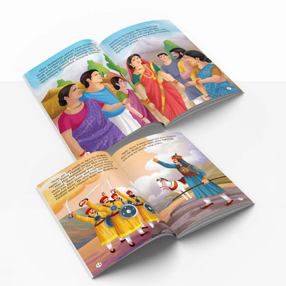 Story Books for Kids - Indian Kings and Queens (Set of 10 Books) (Illustrated) - Chandragupta Maurya, Krishnadeva Raya, Ashoka, Rana Pratap, Shivaji, ... Bai- Biographies for Children - Age 6+