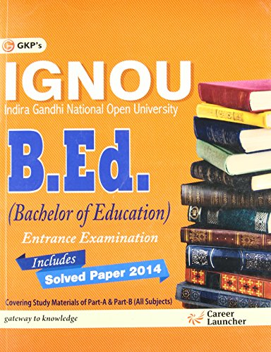 IGNOU B.Ed.Entrance Guide book cover
