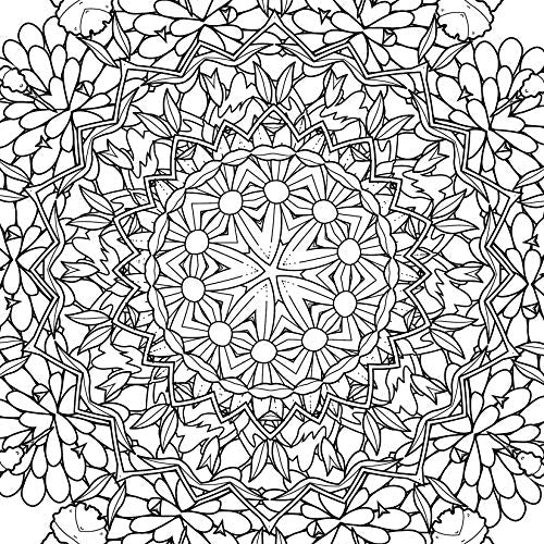 Refreshing Mandala Colouring Book for Adults Book 5| Intricate Mandala Designs for Mindfulness, Relaxation & Creativity | High Quality Paper for Pens, Pencils & Markers
