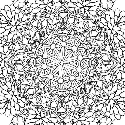 Refreshing Mandala Colouring Book for Adults Book 5| Intricate Mandala Designs for Mindfulness, Relaxation & Creativity | High Quality Paper for Pens, Pencils & Markers