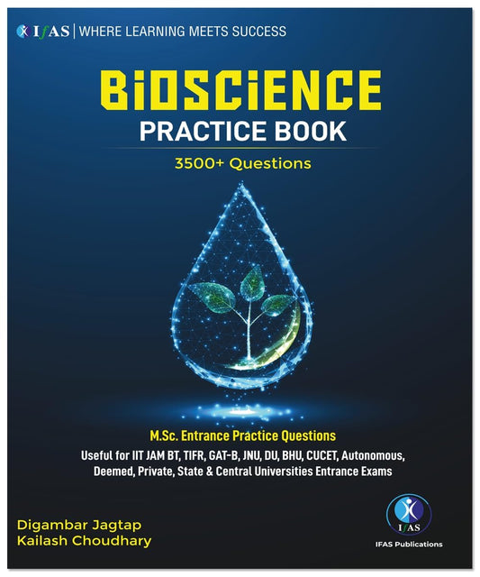 IIT JAM Biotechnology Books 2027 | Bioscience Practice Book with 3500+ Previous Year Questions with Detailed Solution | Best Book for IIT JAM BT & MSc Entrance Exams | IFAS Publications