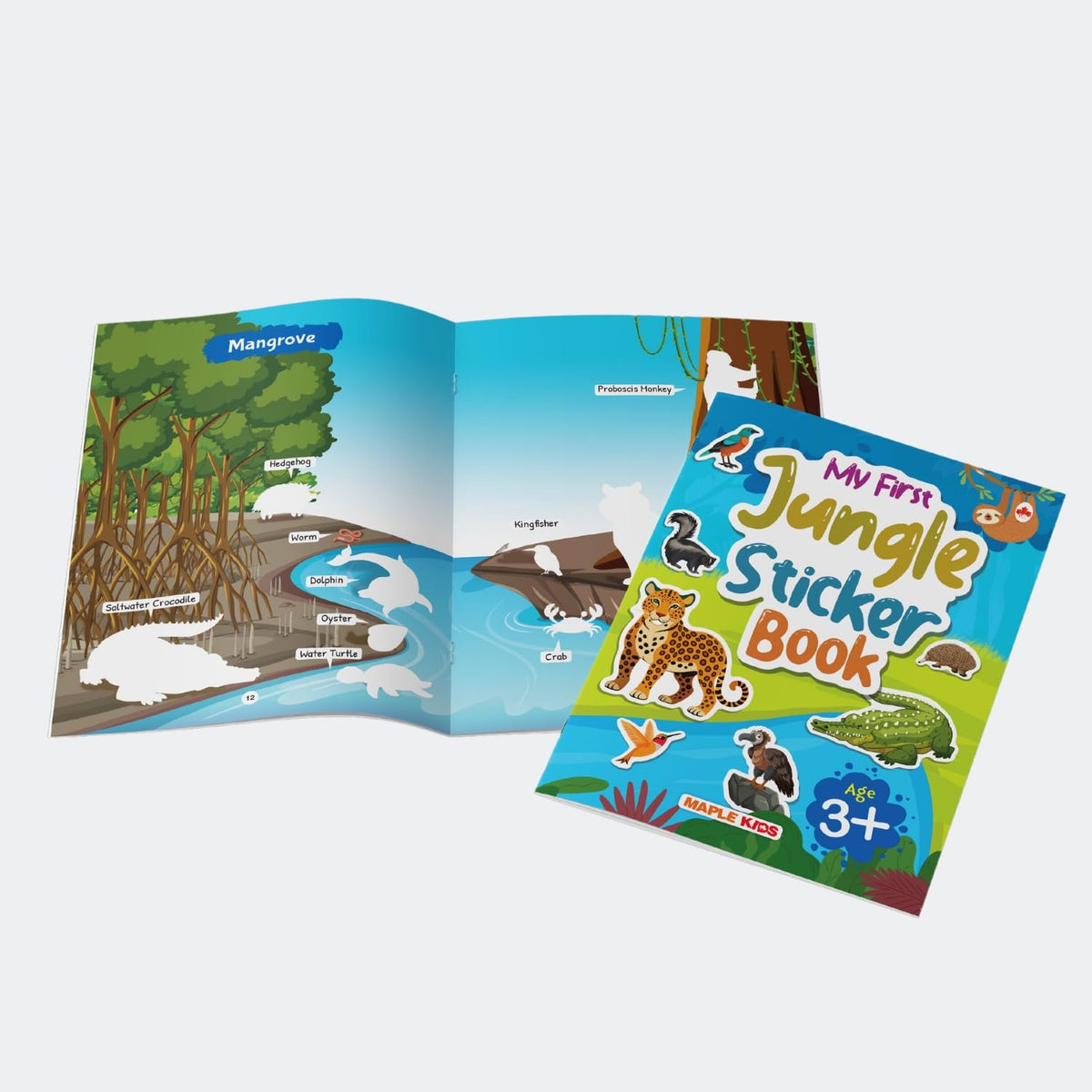 My First Sticker Book - Jungle - Activity Book for Kids - Stickers for Children - Age 3+ Years