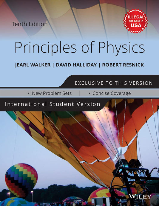 Principles Of Physics  10Ed  Isv by Robert Resnick Jearl Walker, David Halliday (Author) book cover