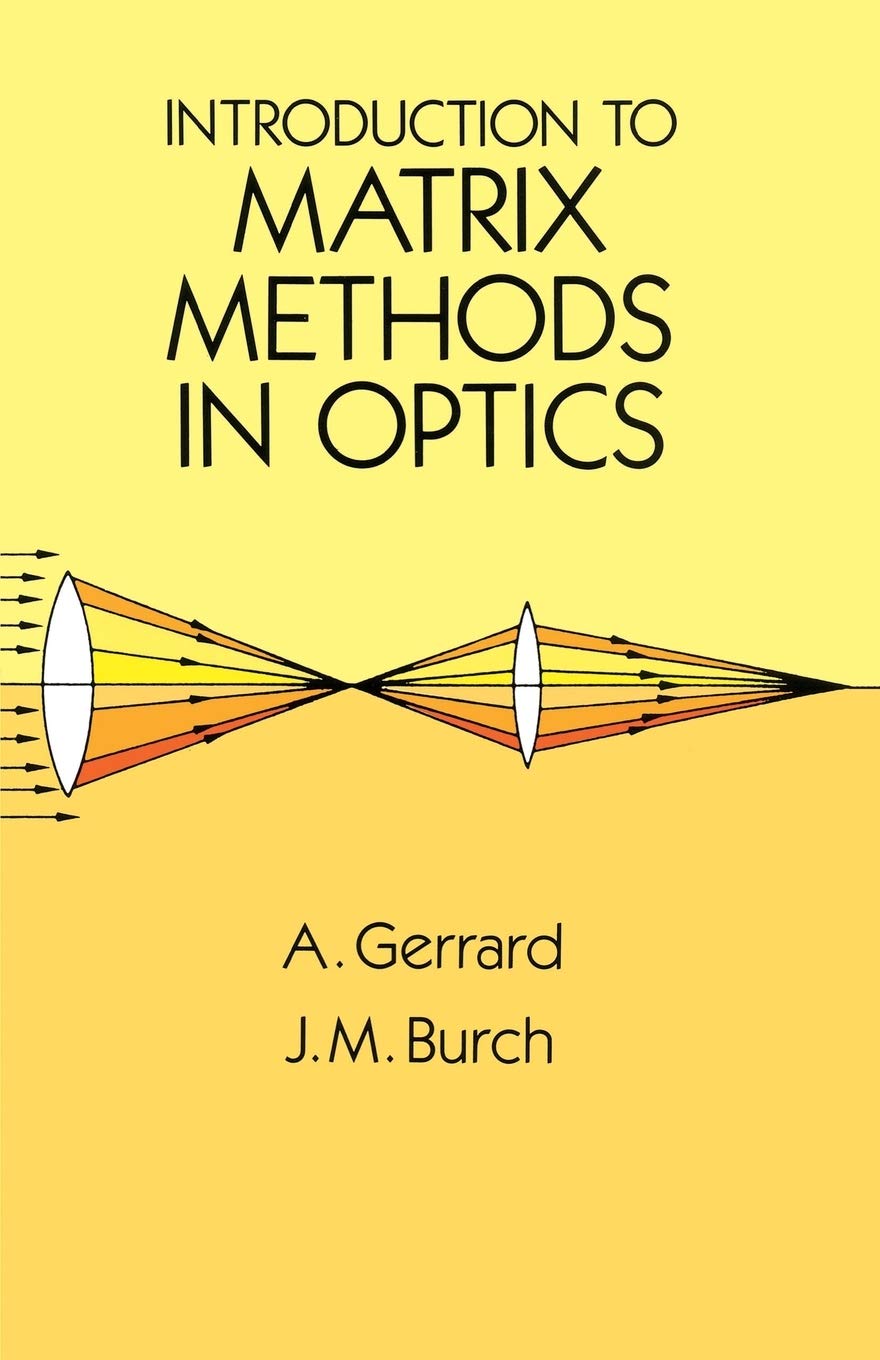 INTRODUCTION TO MATRIX METHODS IN OPTICS book cover