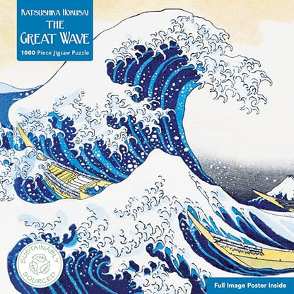 Adult Jigsaw Hokusai: The Great Wave: 1000 Piece Jigsaw