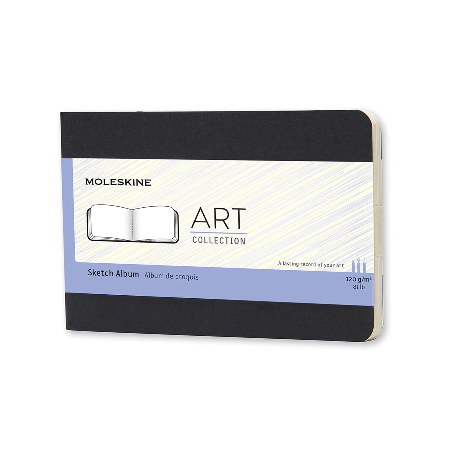 Moleskine Art Plus Small Sketchbook: Black book cover