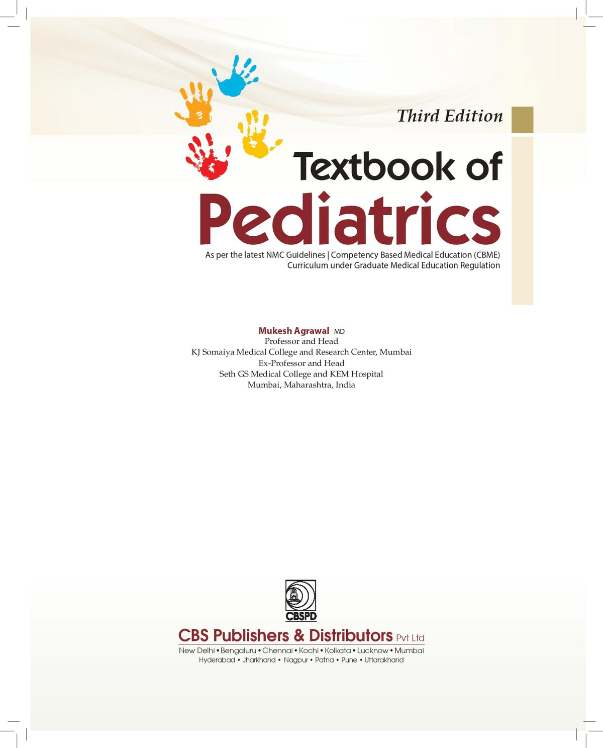 Textbook Of Pediatrcs 3Ed (Flexicover 2025)