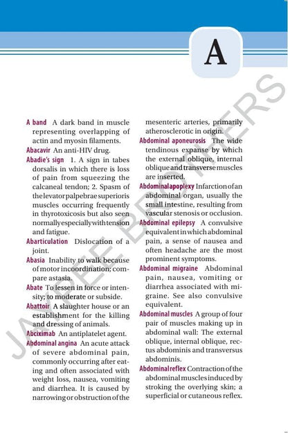 Jaypee's Nurses' Dictionary, 6/E for Nurses & Allied Healthcare Professionals | 1000+ New Entries, 80 Illustrations, Digital Encyclopedia and Appendices on Drugs & First Aid