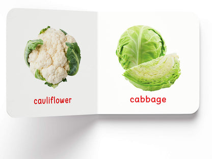 My First Book of Vegetables | First Vegetable Board Book for Babies, Toddlers & Preschoolers | Learn About Healthy Veggies with Bright Pictures | Early Learning Book for Kids Ages 0-3 Years