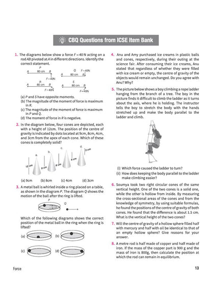 Arihant ICSE Question Bank Class 10 Physics For Board Exam 2027 | 26 Years Chapterwise & Topicwise PYQs (2026–2001) with Detailed Step-by-Step Solutions, Examiner's Comments,Tips & 3 Sample Papers