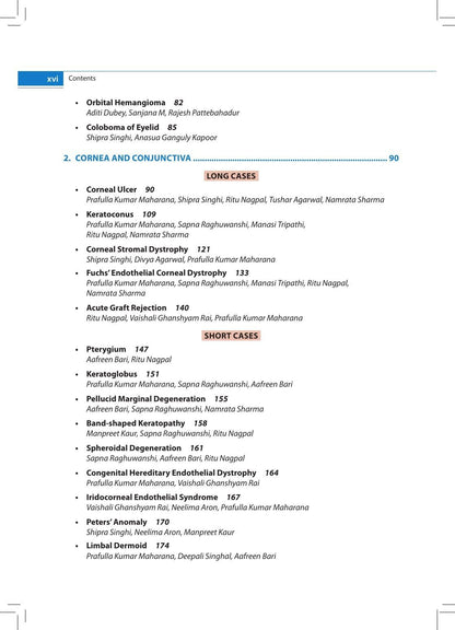 Ophthalmology Clinics-I for Postgraduates, 2/E for MS, MD and DNB Ophthalmology Residents | 32 Long Cases and 48 Short Cases with Clinical Approach, Differential Diagnosis and Instruments Chapter: 1