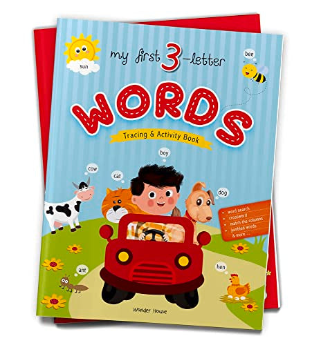 My First 3 Letter Words : Tracing And Activity Book book cover