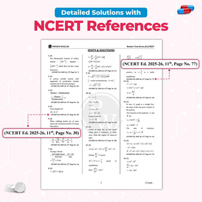 PW NTA 15 NEET Rankers Test Series 2026 | Expert Verified & Curated | 15 NEET-Like Test Booklets, 15 OMR Sheets, Solution Booklet, Rank Predictor & ... [Paperback] [Jan 08, 2026] Physics Wallah