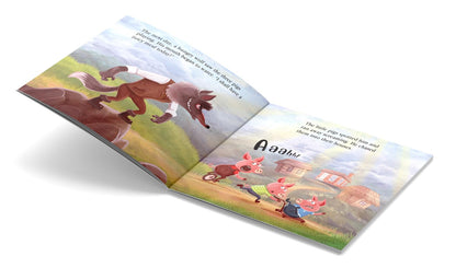 My First 5 Minutes Fairy Tales Three little pigs: Traditional Fairy Tales For Children (Abridged and Retold)