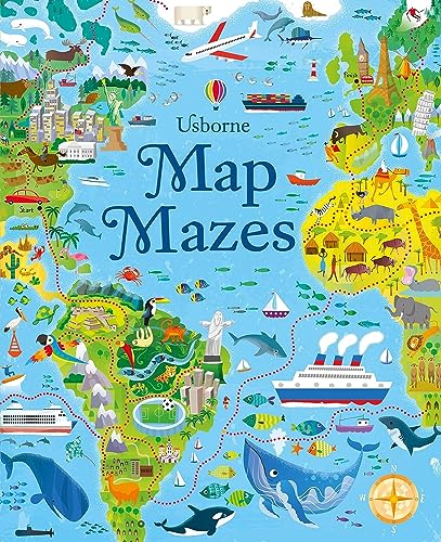 MAP MAZE BOOK book cover