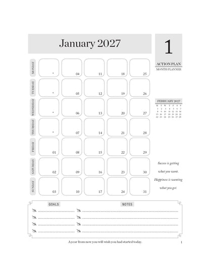 Lawmann's Legal Referencer 2027 | Lawyer's Executive Diary | Size 9.75 * 7.5 Inches | Foam Hardbound with Magnetic Lock | Ad Valorem Fee, Period of Limitation, Offences under BNS & Legal Drafting