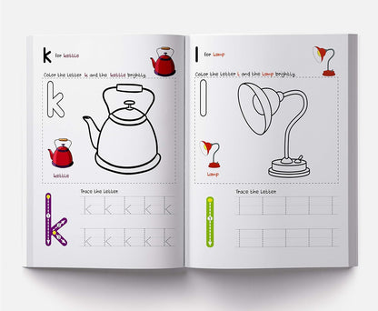 My First Book of Patterns: Small Letters – Write and Practice Line Patterns and Small Letters a to z | Pre-Writing and Alphabet Tracing Workbook for Kids Ages 3–5 | 2+ Hours of Early Learning Fun
