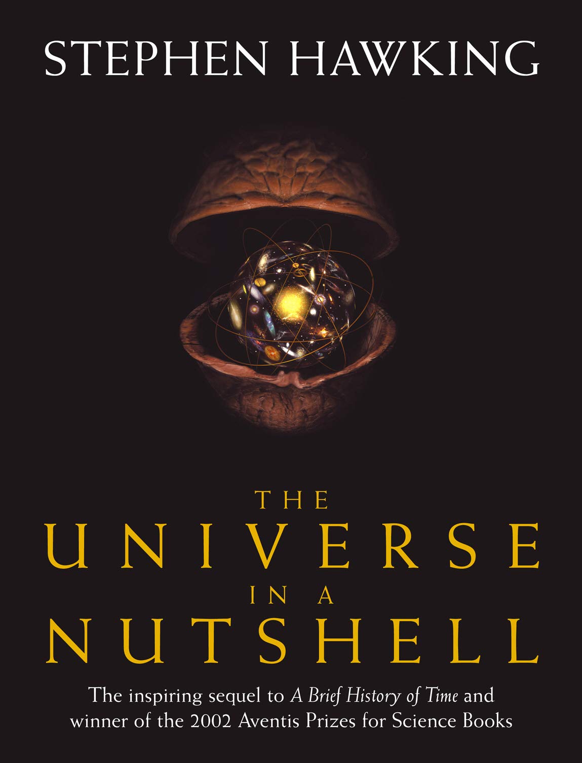 The Universe In A Nutshell by Stephen Hawking book cover