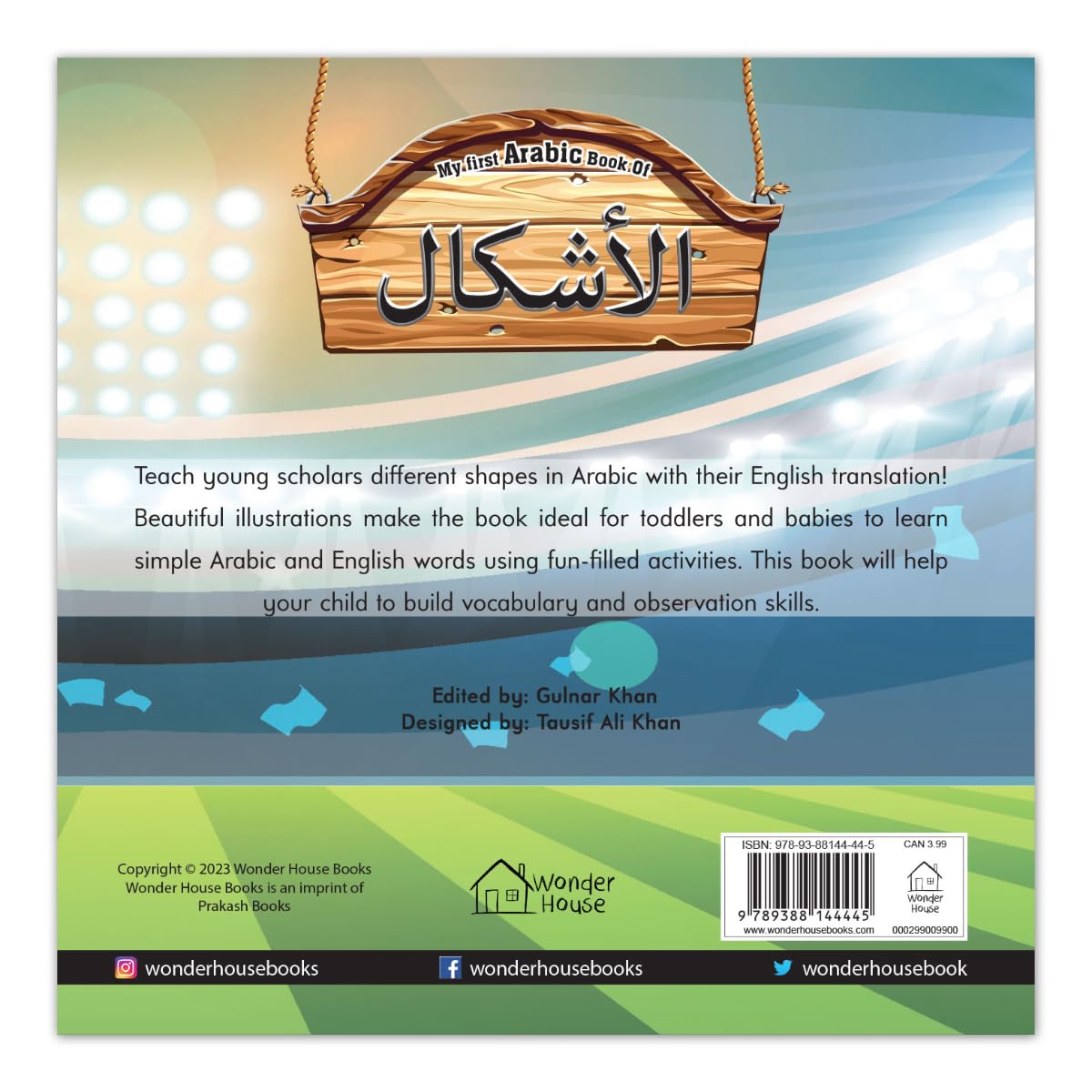 My First Arabic Book Of Shapes: Bilingual Picture Books For Children (Arabic-English)