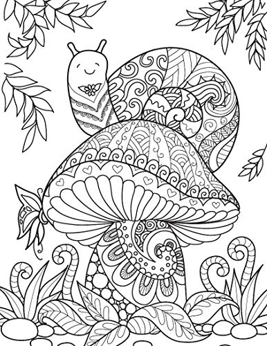 Nature Adult Colouring Book for Peaceful Creativity and Stress Relief | Beautiful Designs Inspired by Flowers, Birds, Butterflies & More for Relaxation and Mindful Expression