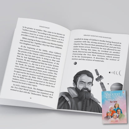 Story Book for Kids - Greatest Scientists and Inventors (Illustrated) - Biographies for Children - Albert Einstein, Galileo Galilei, Graham Bell, ... Raman, James Watt, Stephen Hawking - Age 6+