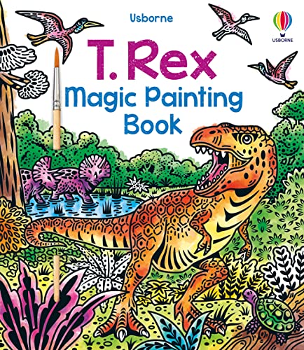 T.REX MAGIC PAINTING BOOK book cover