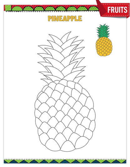 101 Colouring Book for Kids - Colour Drawing Book | Premium Quality Coloring Book | Ages: 2 - 6 Years | Two Brothers Publications