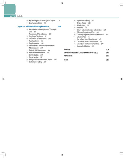 Essentials of Pediatric Nursing, 5/E for BSc Nursing 5th and 6th Semesters | Detailed Pediatric Nursing Procedures, OSCE, Case Scenarios, Pedia Pointers and Topic-Wise Exam Q&As