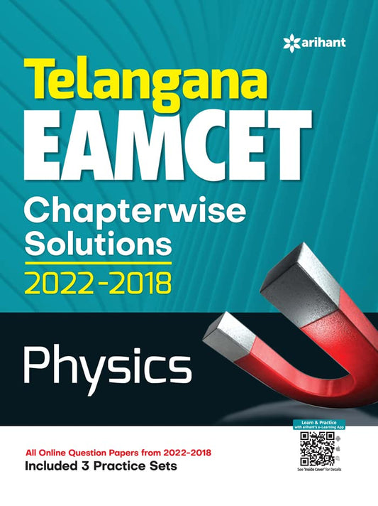 Telangana EAMCET Chapterwise Solutions 2022-2018 Physics for 2023 Exam book cover