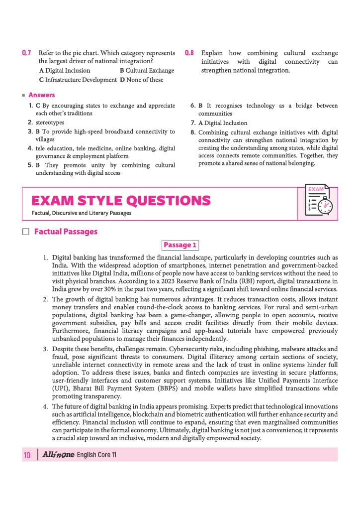 Arihant All in One English Core Class 11 for CBSE Exam 2026-27 | NCERT Based Complete Theory, Practice Exercises, CBQs, A-R, Sample Papers & Mind Maps | Revised Edition as per Latest Syllabus