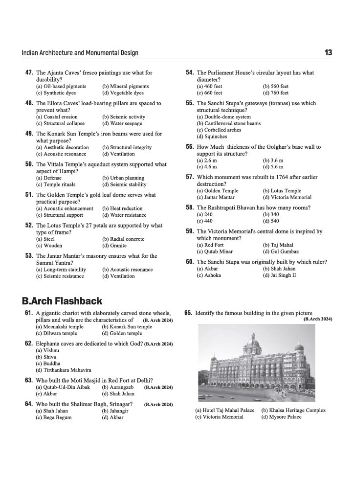 Arihant B.Arch Entrance Exam Guide 2027 for NATA & JEE (B.Arch) | Aptitude, Drawing & Mathematics | Chapterwise Theory, Practice Exercises, Authentic Questions & Solved Paper 2026