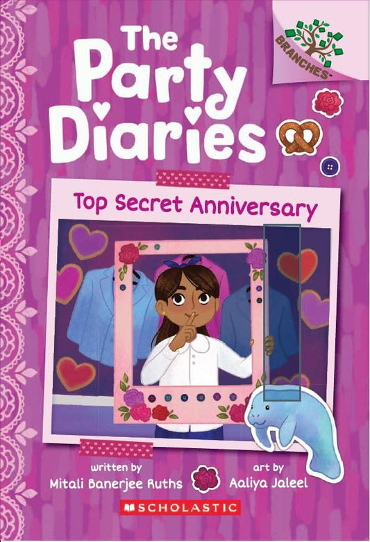 The Party Diaries #3: Top Secret Anniversary (A Branches Book) book cover