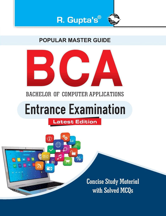 BCA (Bachelor of Computer Applications) Entrance Exam Guide by RPH Editorial Board (Author) book cover