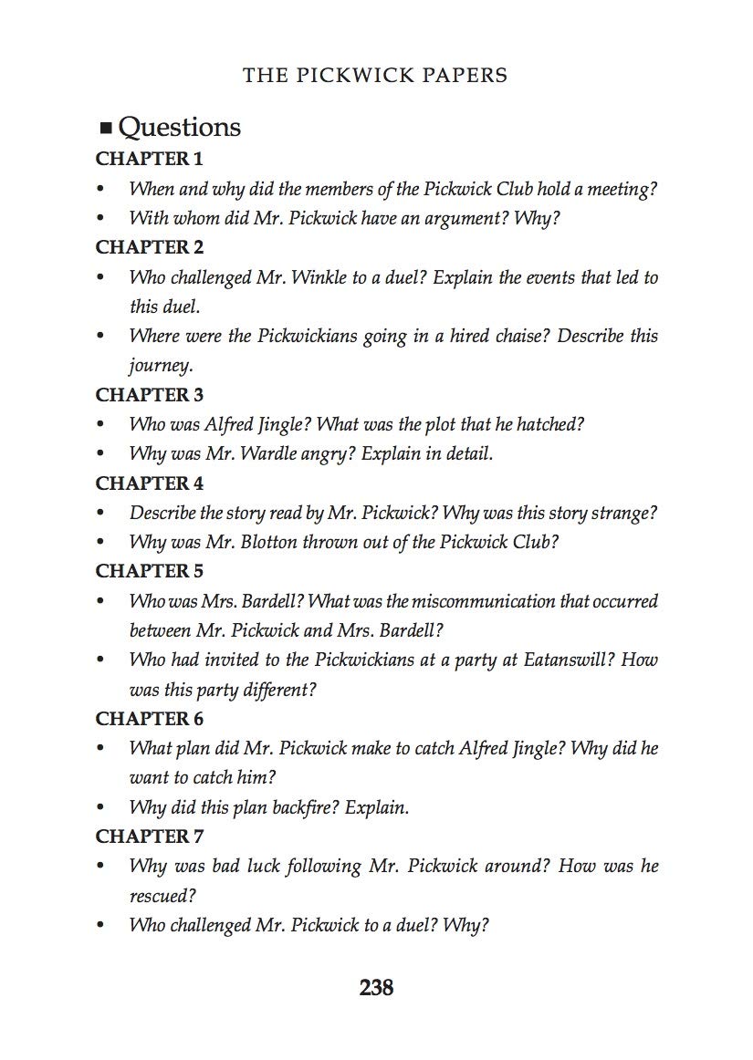 Children Classics - The Pickwick Papers: Illustrated Abridged Classics with Practice Questions (Om Illustrated Classics for Kids)