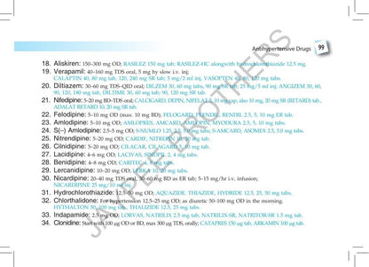 Pharmacological Classification of Drugs with Doses and Preparations, 7/E for MBBS Students & NEET PG | Ready Reckoner of Drug Classification Charts, Doses, Brand Names and Complimentary Drug Atlas: 1