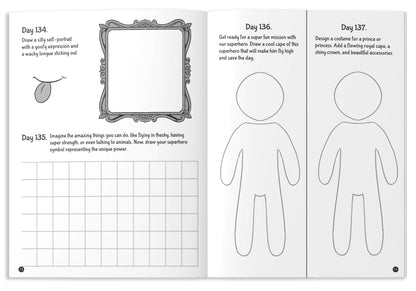 Draw Everyday: Book of Daily Doodles for Kids