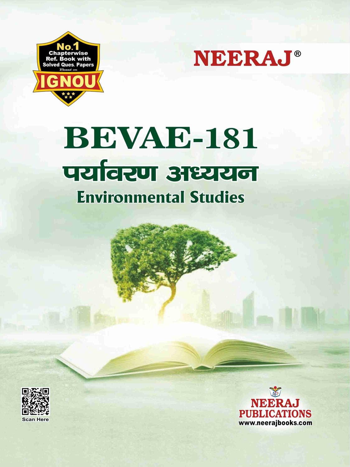 NEERAJ BEVAE-181 Environmental Studies -IGNOU-Chapter Wise Help Book including Many Solved SAMPLE Papers & Important Exam Notes Published by Neeraj Publications(Hindi)