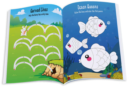 Tracing Book for Kids | Pencil Control Activity Book for Kids | Premium Quality Early Learning Tracing Lines & Pattern Writing Activities | Ages: 2 - 5 Years