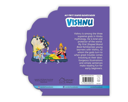 My First Shaped Board Book: Illustrated Vishnu Hindu Mythology Picture Book for Kids Age 2+ (Indian Gods and Goddesses)