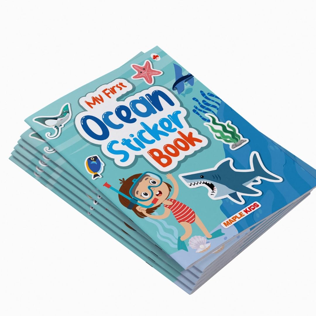 My First Sticker Book - Ocean - Activity Book for Kids - Stickers for Children - Age 3+ Years