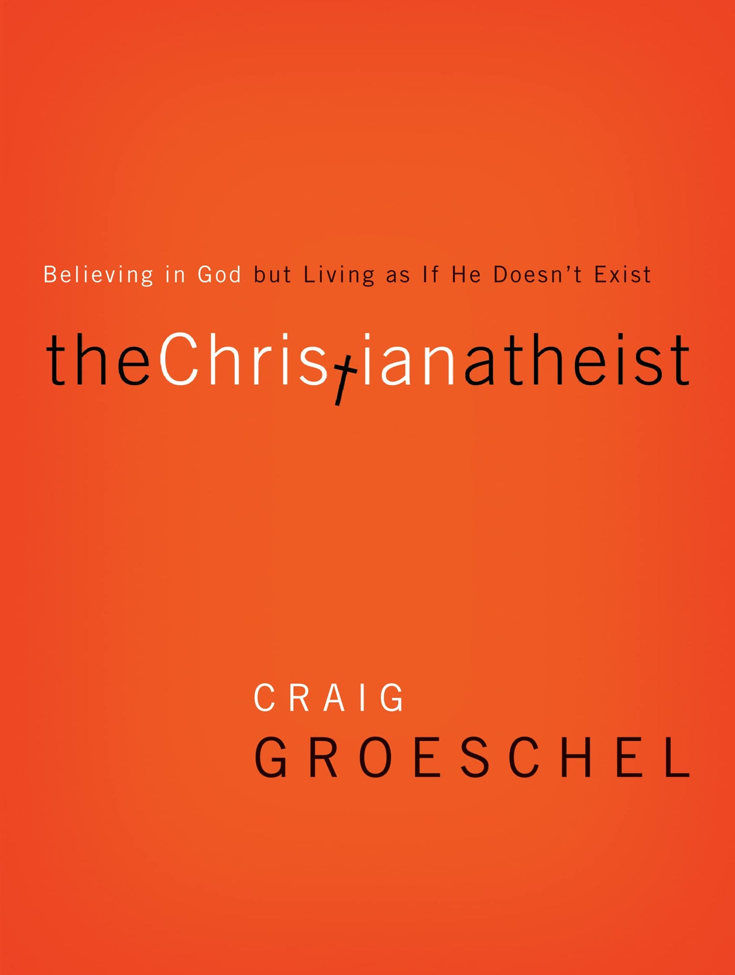 The Christian Atheist: Believing in God but Living as If He Doesnt Exist book cover