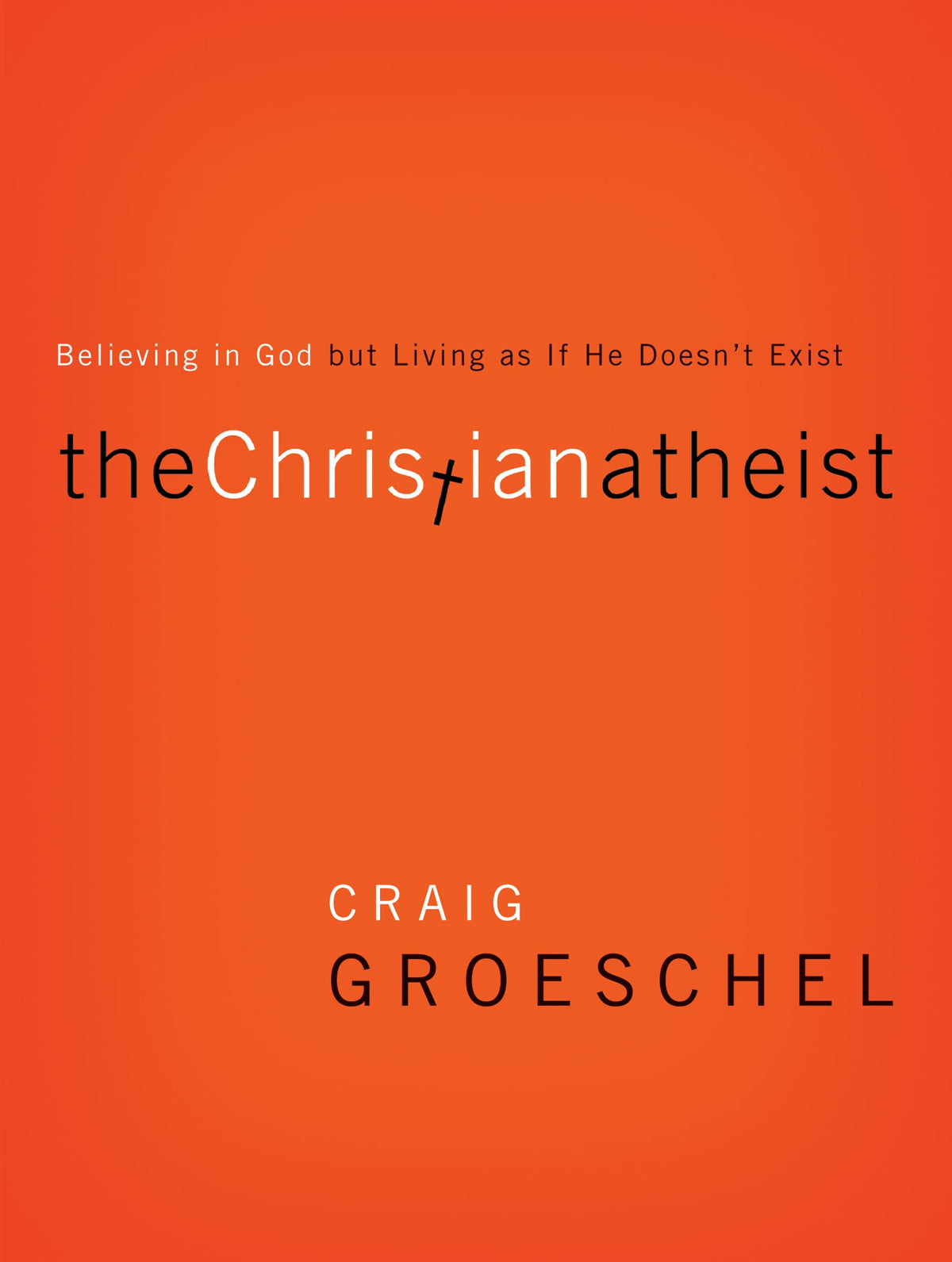 The Christian Atheist: Believing in God but Living as If He Doesnt Exist book cover