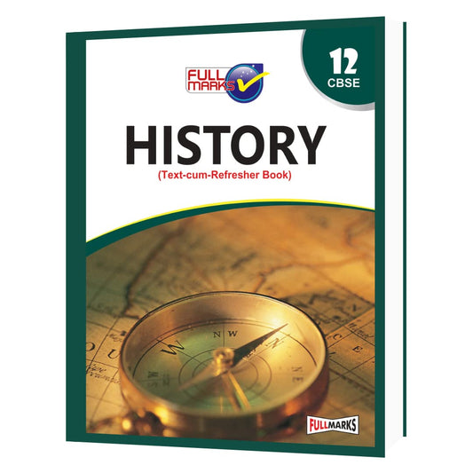 History Class 12 - CBSE - Examination 2022-23 by Full Marks (Author) book cover