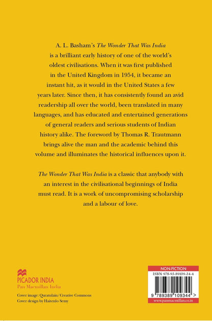 The Wonder That Was India: Volume I