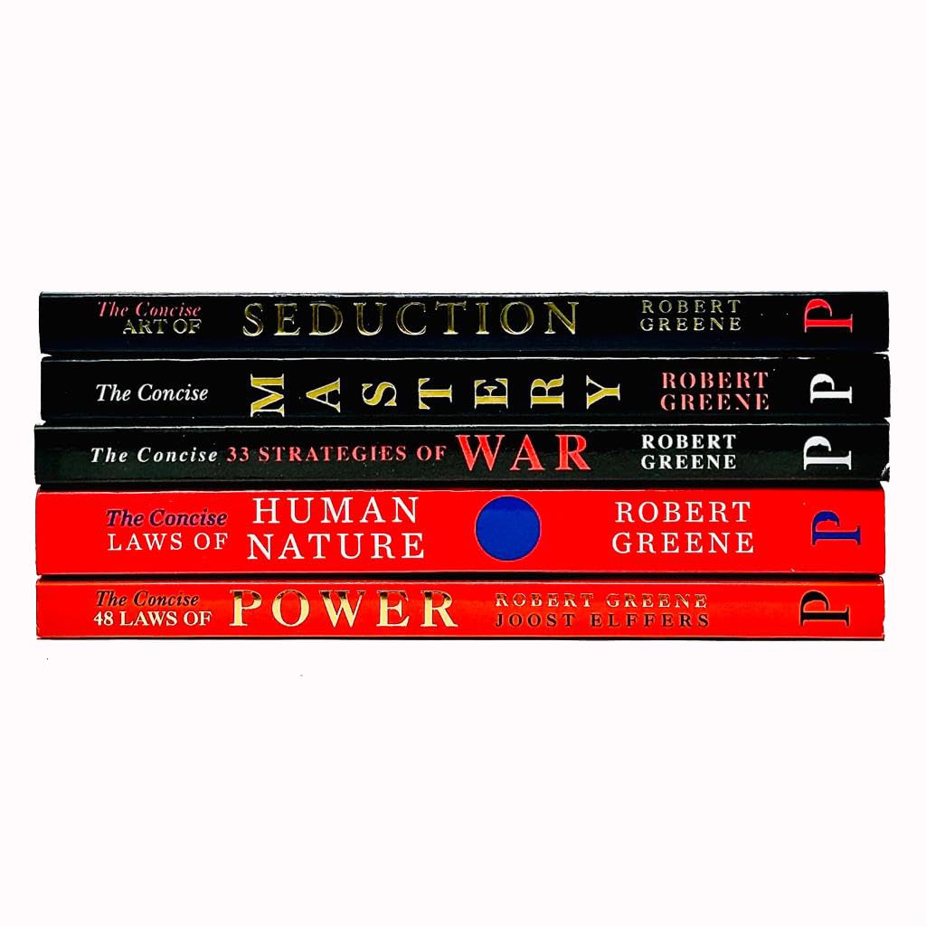 Robert Greene 6 Books Collection Set (Mastery, The Laws of Human Nature, The Daily Laws & 3 More)