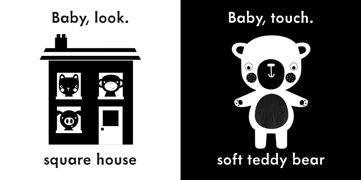 Baby Touch: My First Book: a black-and-white cloth book