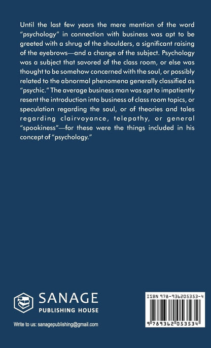 The Psychology Of Salesmanship (Deluxe Hardbound Edition)