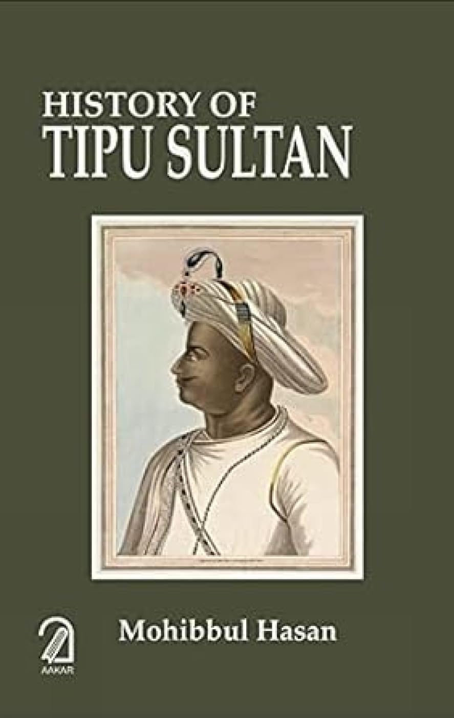 History of Tipu Sultan book cover